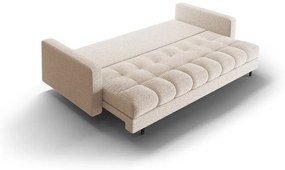 Béžová rozkladacia/s úložným priestorom pohovka z textílie buklé 222 cm Bali – Cosmopolitan Design