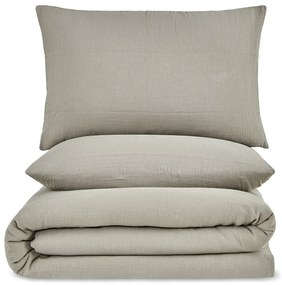 4Home Mušelínové obliečky Sand, 220 x 200 cm, 2 ks 70 x 90 cm