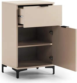 Komoda LANA 01 béžový - STOJACA KOMODA SO ZÁSUVKOU