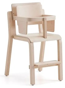 Detská stolička DANTE, výška 380 mm, laminát - breza