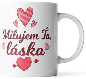 Sablio Hrnček Milujem ťa, láska - 200 ml - espresso