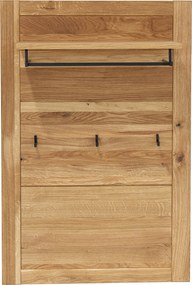 XXXLutz VEŠIAKOVÝ PANEL, farba duba, dub, 80/120/30 cm Linea Natura - Vešiakové steny - 001416003104