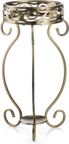 STOJAN NA KVETINÁČ FIORINA 63X33,5 CM ZLATÁ