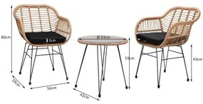 InternetovaZahrada Balkónový set Bali