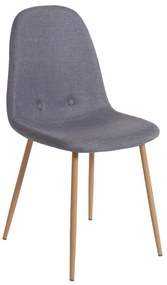 Súprava 2 svetlosivých jedálenských stoličiek Bonami Essentials Lissy