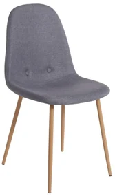 Súprava 2 svetlosivých jedálenských stoličiek Bonami Essentials Lissy