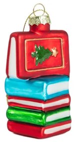 Závesná vianočná dekorácia GLASSO knihy 712678