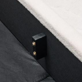 Noela Čalúnená posteľ s úložným priestorom biela TEDDY 140