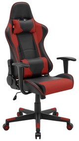 Kancelárska stolička SILVERSTONE, čierno/červená