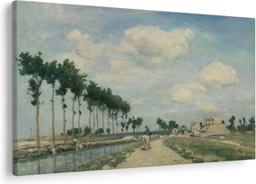 Obraz - Johan Barthold Jongkind, The Towpath, reprodukcia (90x60 cm)