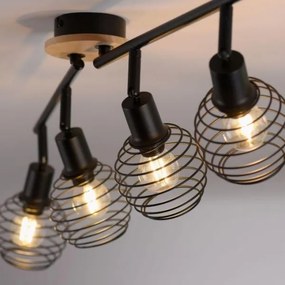 Leuchten Direkt 15924-79 - Bodové svietidlo EUGEN 4xE14/40W/230V