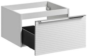 Kúpeľňová skrinka CMD LEONARDO WHITE 82-60-B-1S biela/biela