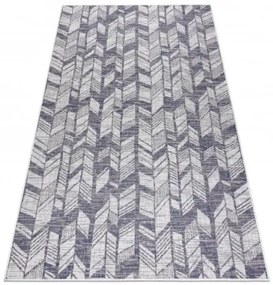 Koberec SIZAL SION Chevron 22180 ecru/nebeský/ružový
