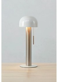 Stolová lampa v bielo-striebornej farbe (výška 46 cm) Costa - Markslöjd