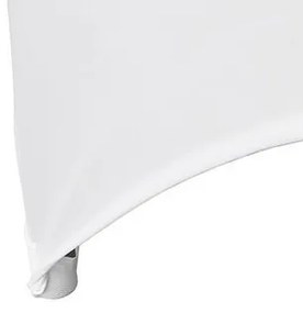 Obrus na cateringový stôl s rozmerom 240cm - Biely