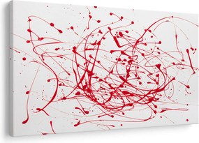 Obraz technikou Drippingu (90x60 cm)