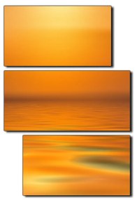 Obraz na plátne - Pokojné more pri západe slnka - obdĺžnik 7280D (105x70 cm)