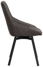 Sivá otočná stolička Alison - Rowico