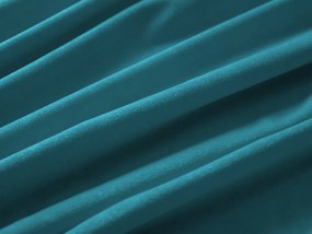 Biante Veľký zamatový oválny obrus Velvet Premium SVP-035 Tyrkysovo modrý 180x220 cm