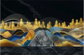 Obraz - Zlaté hory (90x60 cm)