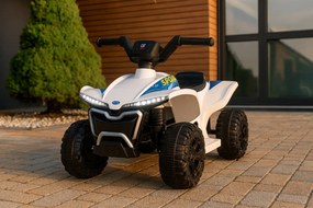 Elektrické autíčko QUAD Kids E-ATV biele