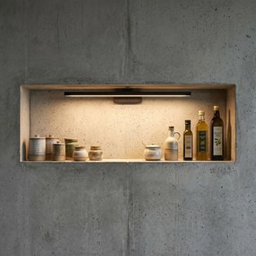 Toolight Toolight, LED nástenné svietidlo, 80cm, 13W, 4000K, 500lm, APP1868-1W, čierna matná, OSW-66024