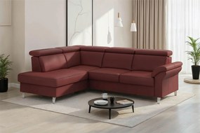 XXXLutz ROHOVÁ SEDAČKA, koža, červenohnedá Sit & More - Sedačky - 000144040968