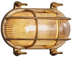 Nordlux - Vonkajšie nástenné svietidlo HELFORD 1xE27/12,5W/230V IP64 mosadz