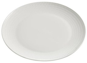 Biely porcelánový servírovací tanier ø 27 cm Diamonds – Maxwell &amp; Williams