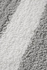 Kúpeľňový koberček pruhovaný, svetlosivý