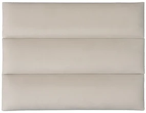 Čalúnený nástenný panel FRAME PAROS 15x60 cm Farba: Krémová