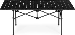 MultiGarden Skladací stôl 120x55 cm s taškou - čierny MultiGarden