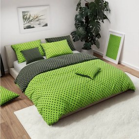 Krepové obliečky COLAM GREEN POLY zelené Rozmer obliečky: 70 x 90 cm | 140 x 200 cm