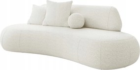 Pohovka trojsedačka Bally (krémová čierna)