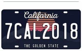 Ceduľa California - The Gold State