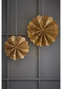 Markslöjd 705949 - Vianočná dekorácia MARAVILLA 1xE14/25W/230V pr. 60 cm zlatá