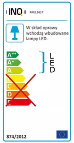 LIGHT.IT Kúpeľňové svietidlo nad zrkadlo PAUL LED 24W 120cm BLACK Warm White PAUL3617 PAUL3617