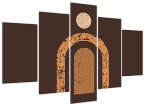 Obraz - Oranžové oblúky N⁰3 (150x105 cm)