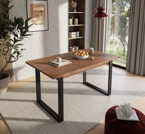 JEDÁLENSKÝ ROZKLADACÍ STÔL PLUTO DUB STIRLING + ČIERNY 150 - 198 cm