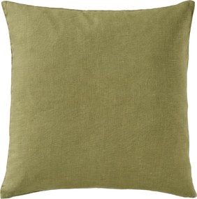Ib Laursen Ľanová obliečka na vankúš Herbal Green 50 × 50 cm