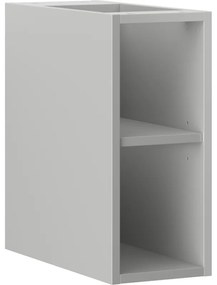 Mexen Box-A, otvorená skrinka s policou 20 cm, sivá matná, 91AX2-0200-470-0-62