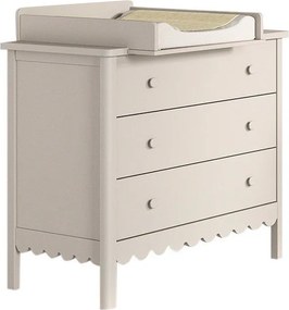 Béžová detská komoda s prebaľovacím pultom 89x90x55 cm Swingo – Vipack