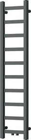 Mexen Bolt, vykurovacie teleso 1200 x 300 mm, 240 W, spodné a stredové, antracitová, W126-1200-300-00-66