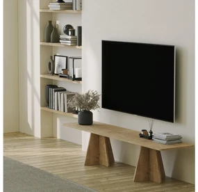TV stolík Kabivo (dub zafírový) . Vlastná spoľahlivá doprava až k Vám domov. 1095459