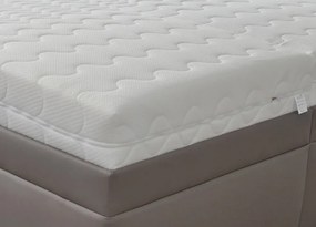 Posteľ Evita 180x200 cm, kávová ekokoža