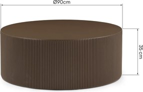 Konferenčný stolík Ermanno 90 cm mocha