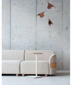 Kovový odkladací stolík 42x34.6 cm Loop - Gazzda