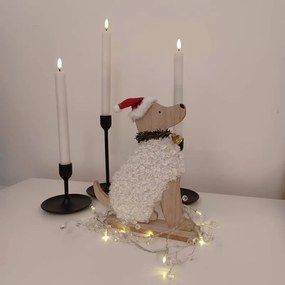 DECOLED Dekorácia, pes, 21,5 x 26 cm