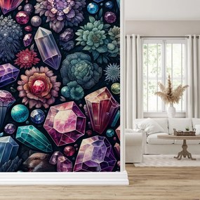Fototapeta - Kvetinové diamanty (147x102 cm)