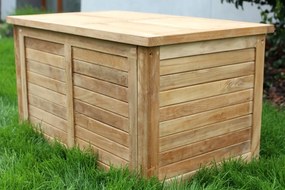 Záhradná drevená truhla I. na podušky 100 cm